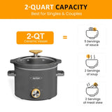 Wholesale 2 Quart Slow Cooker, Small Slow Cooker with Ceramic Pot