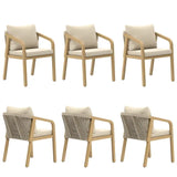 Acacia Wood Patio Dining Chairs
