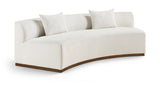 Avanti - 104" Chenille Fabric Upholstered Sofa