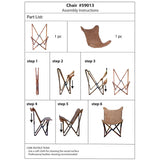 Leather Sling Chair
