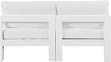 Nizuc - Outdoor Patio 2 Seat Modular Sofa With White Frame