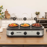 Triple Slow Cooker, Buffet Server and Food Warmer