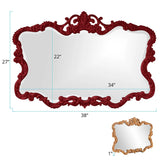 Talida Mirror - Glossy Burgundy