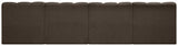 Arc - Boucle Fabric 4 Seats Modular Sofa