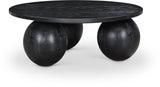 Fitch - Wood Oak Veneer Coffee Table - 3 Legs