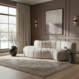 Arc - Boucle Fabric 5 Piece Modular Sofa