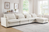 PERTH 157" 4-Seater Sofa with 1 Ottoman