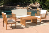 LOVEN Outdoor 4-Piece Chat Set