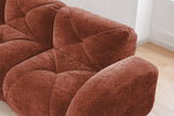 MYLO 80" Loveseat with 1 Ottoman
