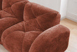 MYLO 110" 3-Seater Sofa with 2 Ottomans