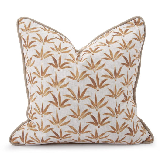 24 x 24 Pillow Hemp Gold - Down Insert