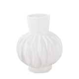 Herring Bulbous Abstract Vase- Small