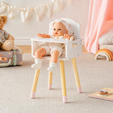 ROBUD Ballet Series - Baby Doll High Chair with Heart-Shaped