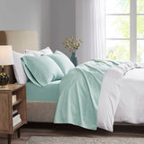Luxurious Brushed Microfiber Deep Pocket Sheet Set, Seafoam