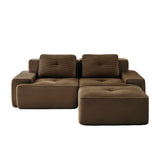 CORDELIA 82" Loveseat with 1 Ottoman