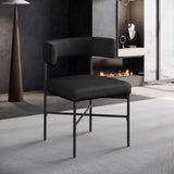 Rivage - Durable Dining Chair With Black Frame (Set of 2)