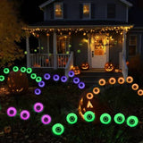 Solar Halloween Eyeball Lights Outdoor, 8 Pieces Led Eyes