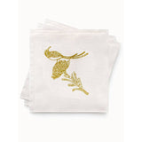French Home Set of 4 Sugarbird Napkins - Chartreuse