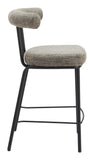 Kede Counter Stool Green Tweed