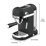 【USED】20 Bar Espresso Machine, USED, Milk Frother, 1350W, 1.4 L Tank, GCF20D