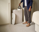 2-piece Ecru Tota 90L & Hold-All™ Laundry Basket Set