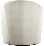 Alessio Velvet Swivel Accent Chair with Deep Button Tufting for a Chic Contemporary Living Space