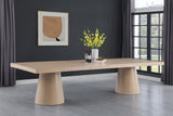 Tavolo Contemporary Dining Table with Rich Black Oak Finish and Expanding Leaf Extensions for Versatility