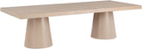 Tavolo Contemporary Dining Table with Rich Black Oak Finish and Expanding Leaf Extensions for Versatility