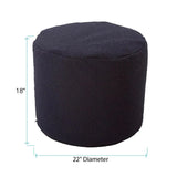 Tall Pouf Barbet Royal