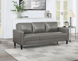 Ruth Upholstered Track Arm Sofa Grey