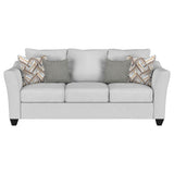 Salizar Upholstered Flared Arm Sofa Sand