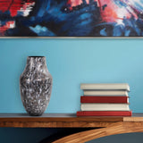 Zynsky Art Glass in Deep Mocha Brown- Short