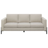 Tilly Upholstered Track Arm Sofa Oatmeal