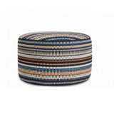 Captiva Navy Indoor Outdoor Short Pouf