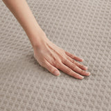 Waffle Weave Textured All Season Comforter Set, Neutral