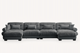 CLOUDIES 173" 4 Seater Sofa with 2 Ottomans