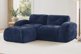 MYLO 80" Loveseat with 1 Ottoman