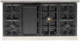 Kucht 48" Inch Gas Sealed Burner Rangetop, KFX489T-B