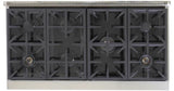 Kucht 48" Inch Gas Sealed Burner Rangetop, KFX489T-B