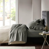 Cotton-Blend Sateen 800 Thread Count 6-Piece Sheet Set, Grey