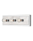 Berdine Medium Nickel Bath Wall Sconce