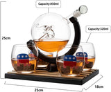 Republican Party Wine & Whiskey Decanter Set