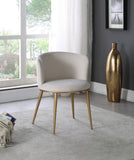 Skylar - Dining Chair with Gold Legs (Set of 2)
