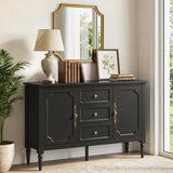 Storage Cabinet with 2 Doors & 3 Drawers, Sideboard Cabinet