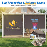 10' W X 8' H Outdoor Roller Shade with 95% Uv Protection