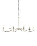 Saxon Large Silver Chandelier