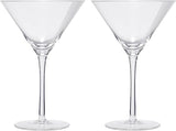 Crystal Martini Glass Set of 2 | 10oz