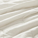 Jersey Knit Cool Touch Down Alternative Throw, Ivory