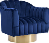 Farrah Modern Accent Chair with Plush Upholstery and Sleek Chrome Base for Stylish Living Spaces