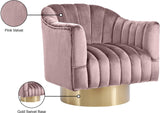 Farrah Modern Accent Chair with Plush Upholstery and Sleek Chrome Base for Stylish Living Spaces